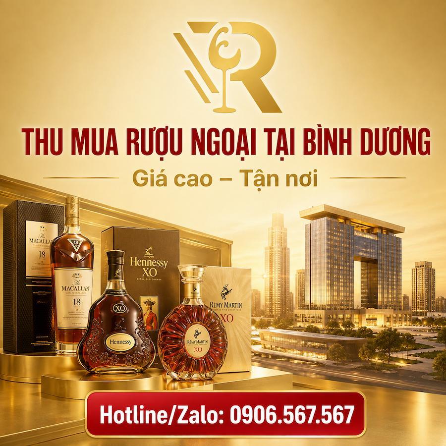 Chuyên thu mua rượu ngoại tận nơi tại Bình Dương