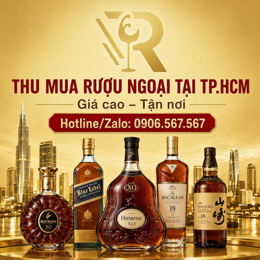 Chuyên thu mua rượu ngoại tận nơi tại TP.HCM