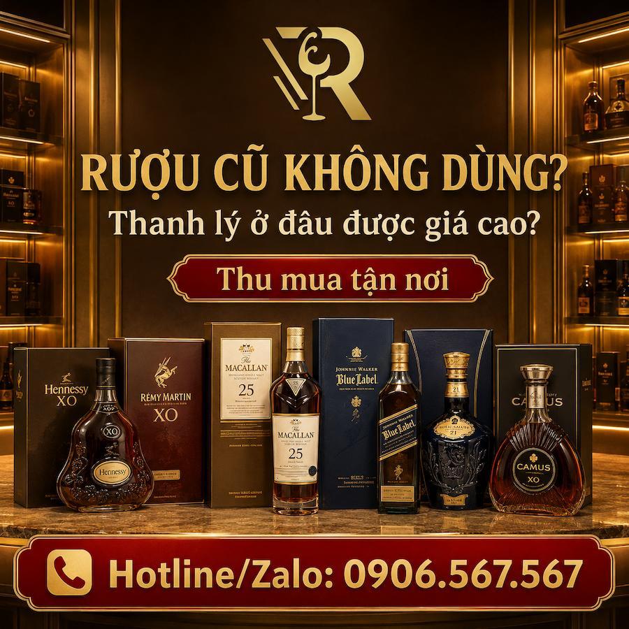 Thu mua rượu cũ tận nơi tại nhà