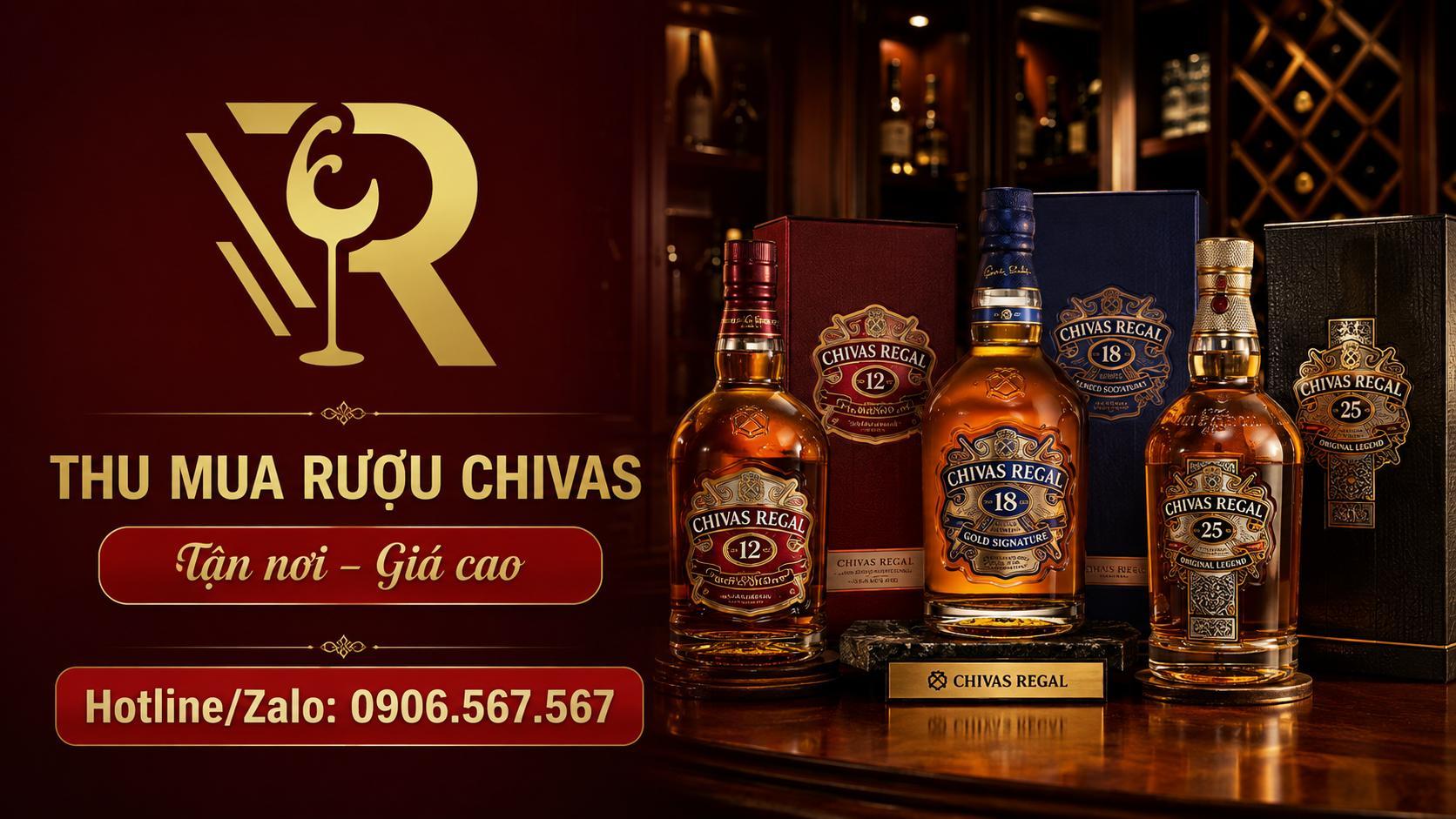 Thu mua rượu Chivas ĐỊNH GIÁ RƯỢU